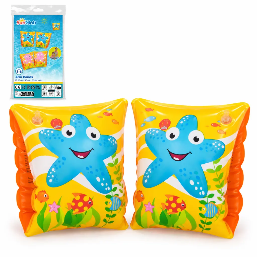 Manguitos hinchables de estrella de mar.webp