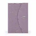 Agenda lila con detalles estrellados.webp