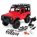 Vehículo RC Defender Rojo con Accesorios.webp
