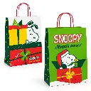 Bolsas navideñas de Snoopy y regalos.webp