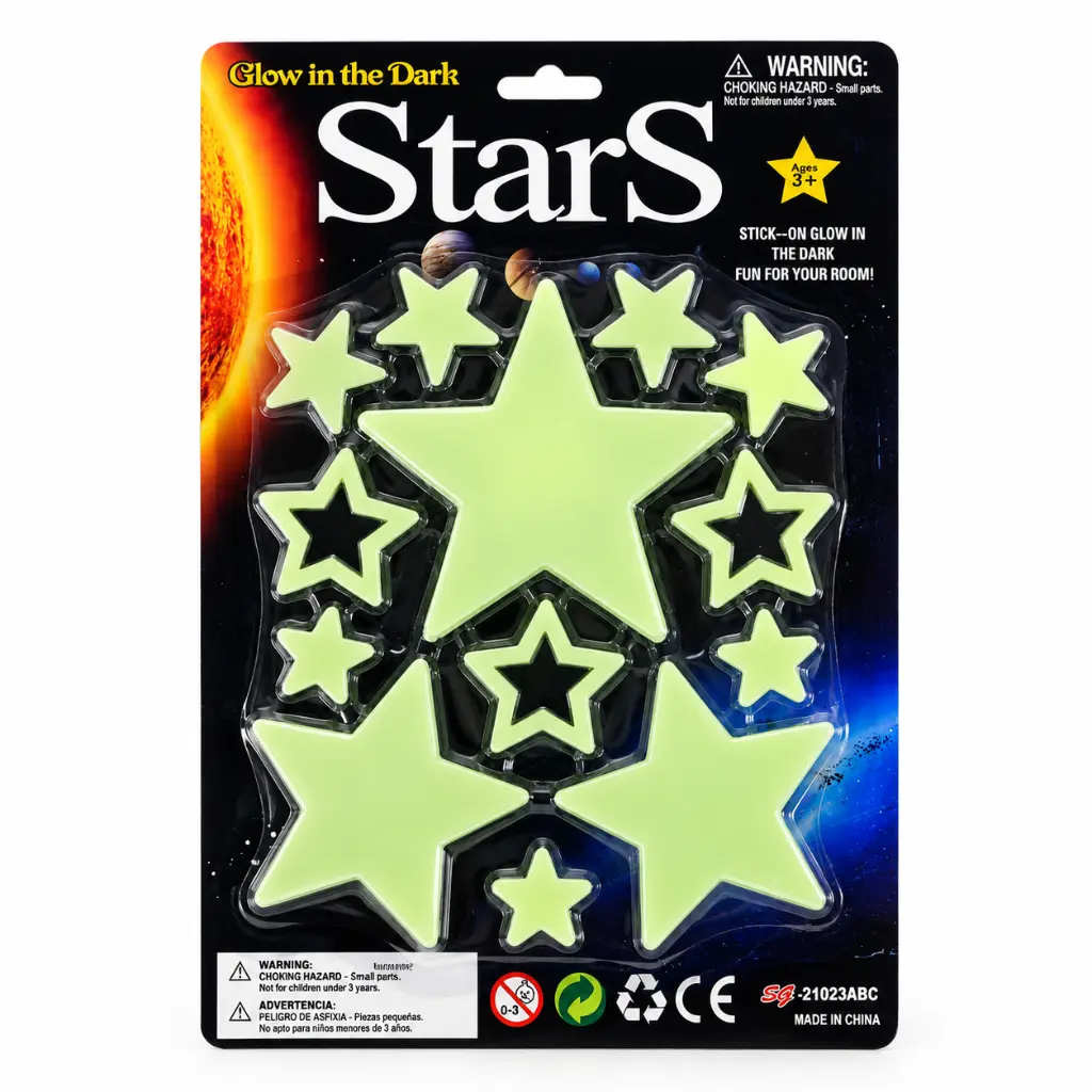 Pack de estrellas mágicas luminosas.webp