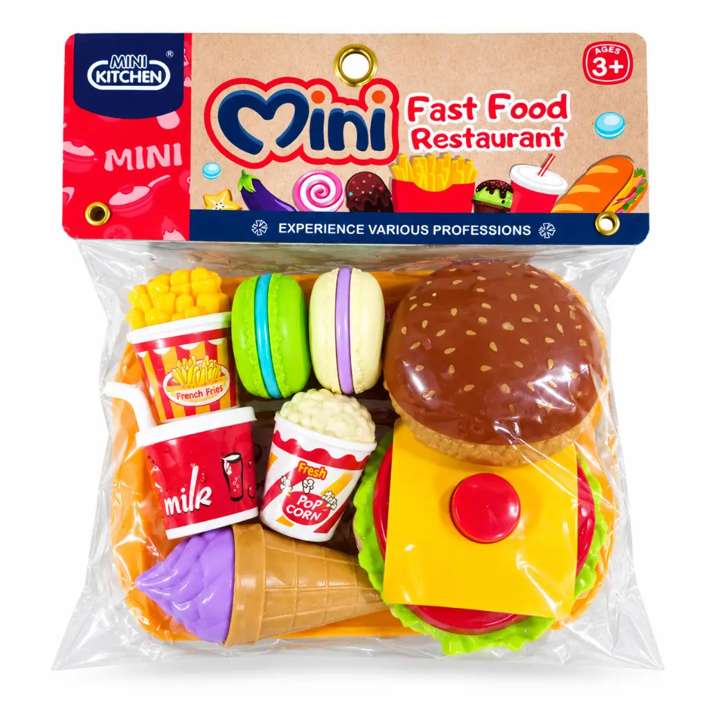 Set de comida rápida de juguete MINI.webp