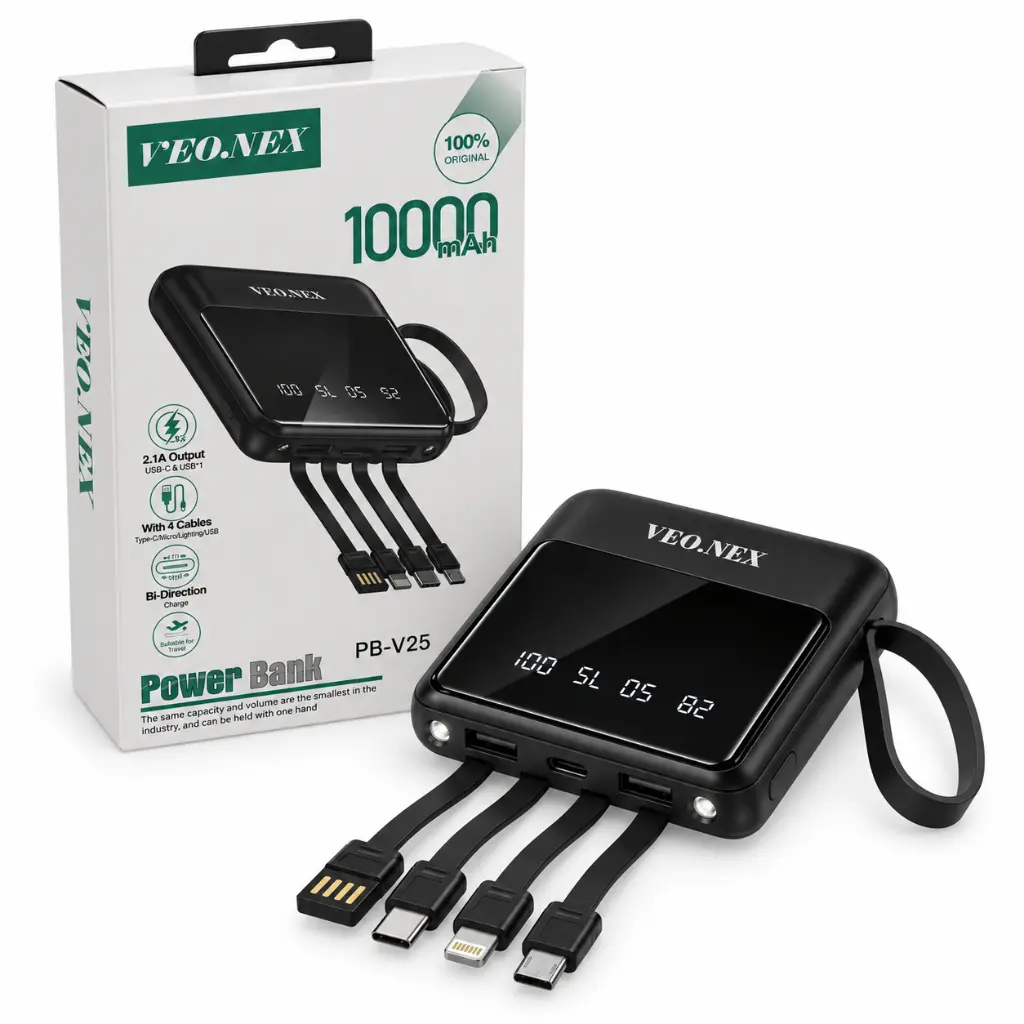 Power Bank VEO.NEX con Cables Integrados.webp