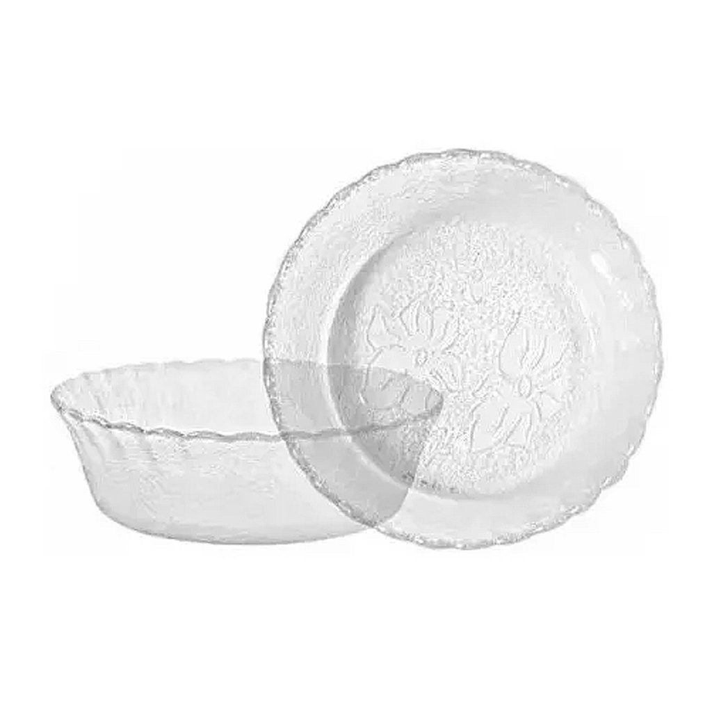 BOWL CEREALERO VIDRIO ORQUIDEA DURAX 490ML