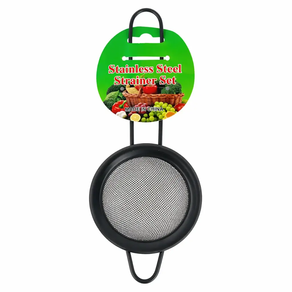 COLADOR METAL NEGRO 8CM E/ CT ( 2508-4 )