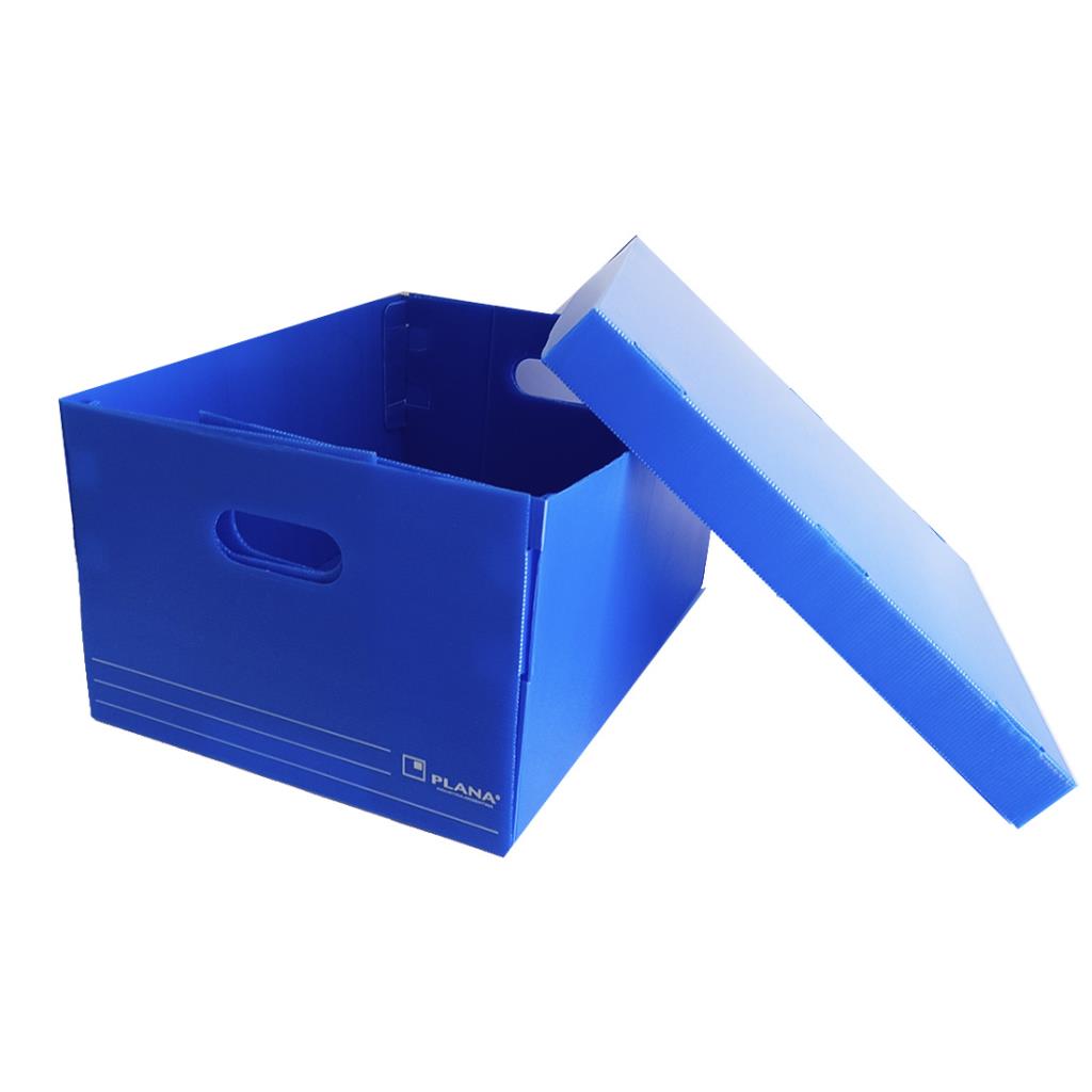 &CAJA ARCHIVO AMERICANA PLASTICO 45CM X 36CM X 25CM ( 804 )