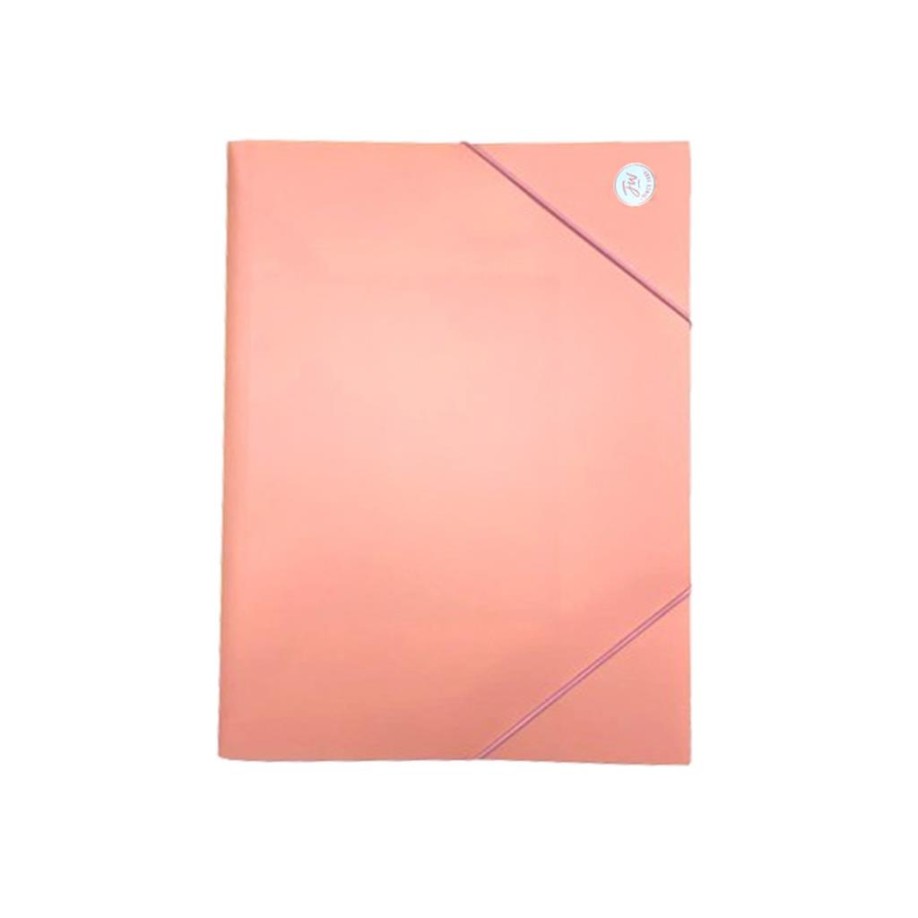 CARPETA FW PLASTICA DOBLE OFICIO C/ ELASTICO 3 SOLAPAS 8927
