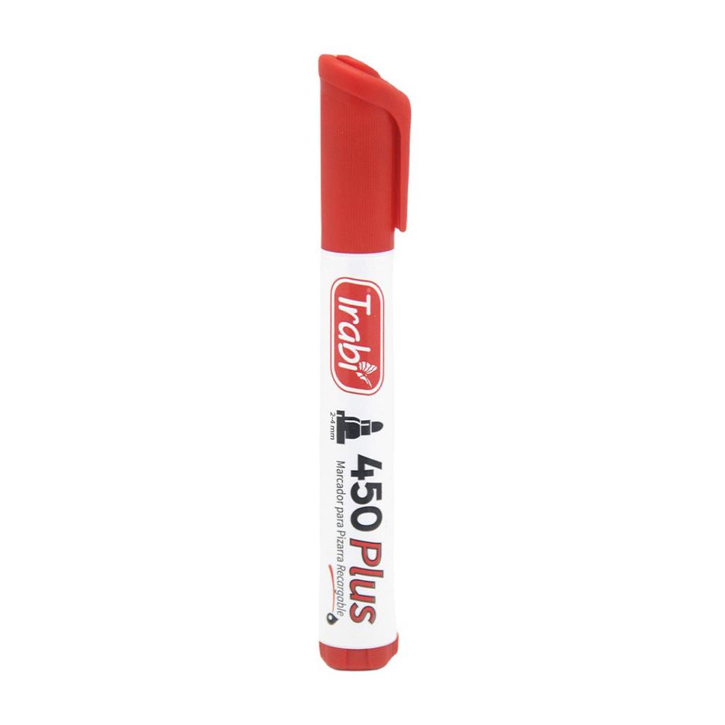 MARCADOR TRABI P/ PIZARRA TINTA AL ALCOHOL ROJO