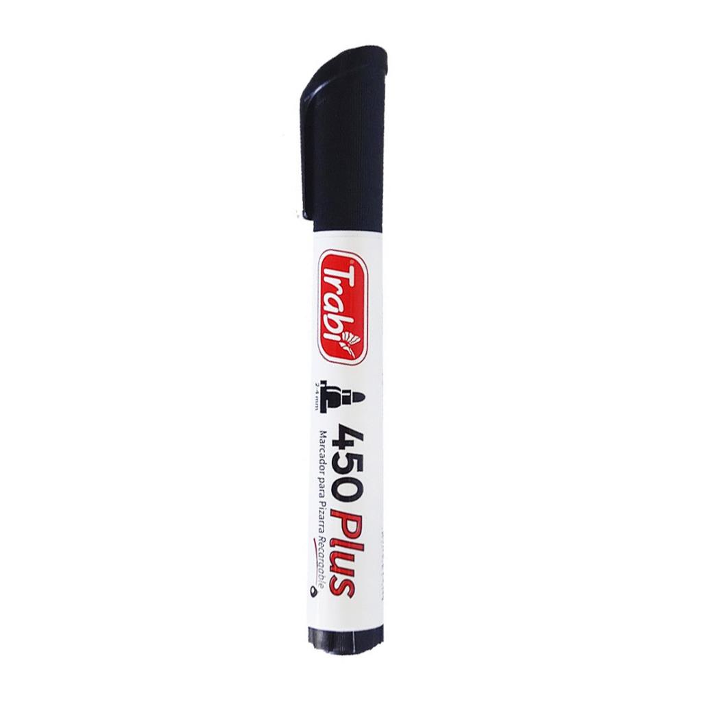 MARCADOR TRABI P/ PIZARRA TINTA AL ALCOHOL NEGRO