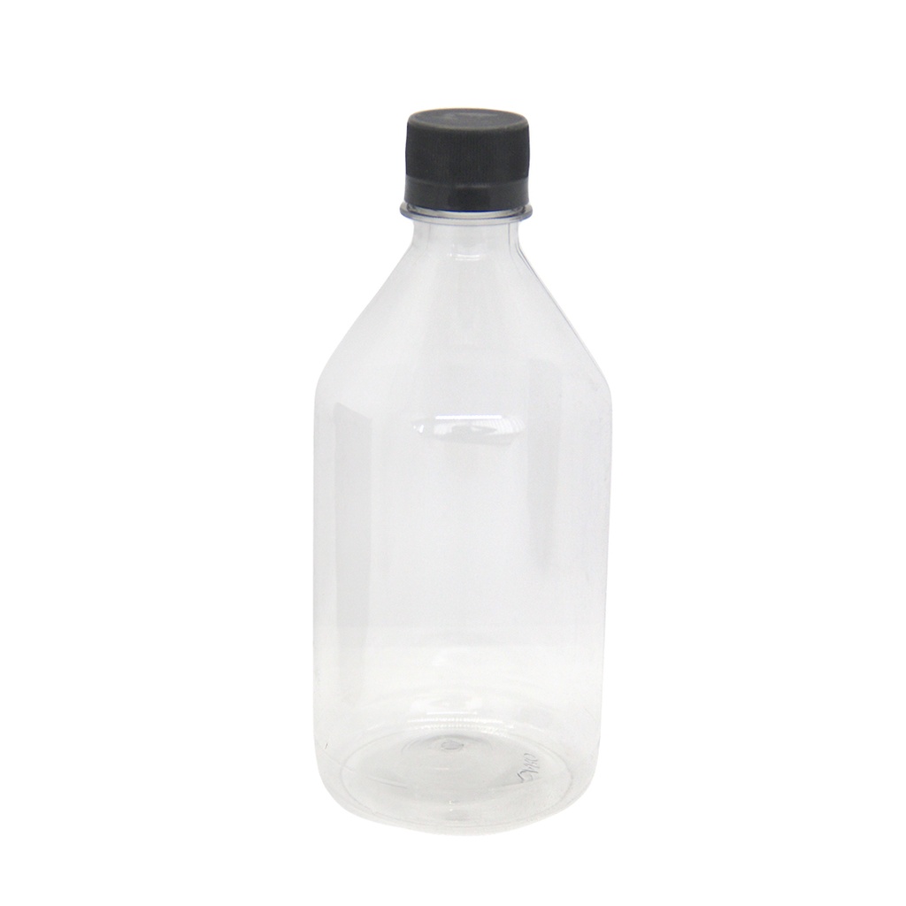 BOTELLA PLASTICA PET TAPA CIEGA 500CC