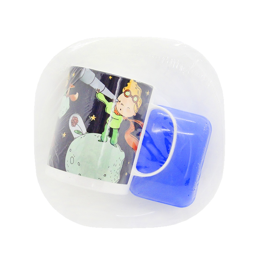SET TAZA C/ PLATO Y JABONERA