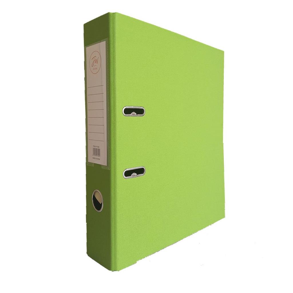 BIBLIORATO FW A4 VERDE MANZANA LOMO 7CM ( 7400 )