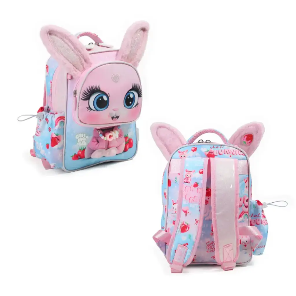 MOCHILA BUNNY 3 CIERRES 30cm ( BT303 )