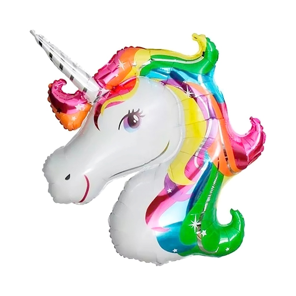 GLOBO METALIZADO UNICORNIO GRANDE.