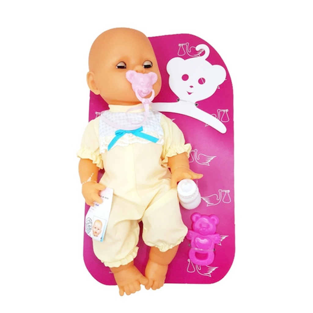 BEBE C/ CHUPETE Y PERCHA YOLY-BELL E/ BO ( 154 )