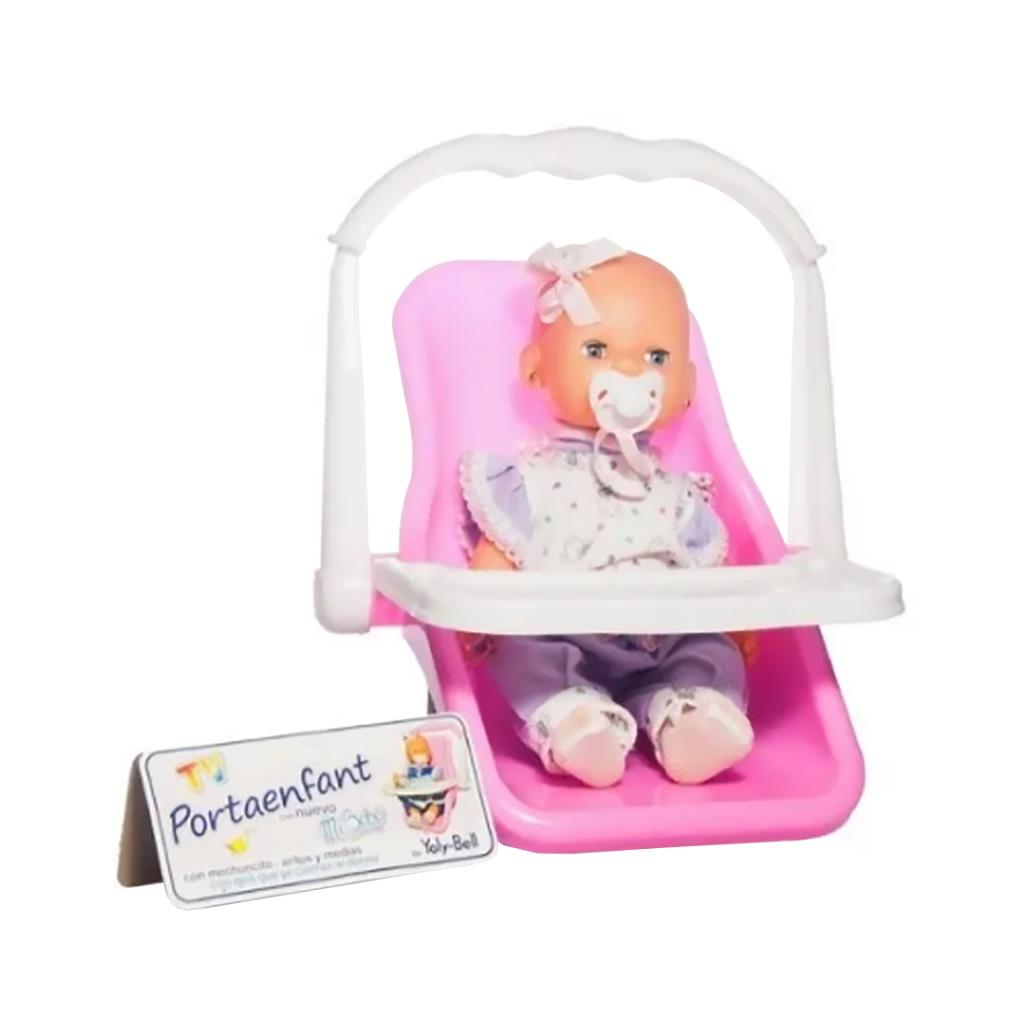 BEBE C/ SILLA PORTAEFANT YOLY BELL E/ BO ( 125 )