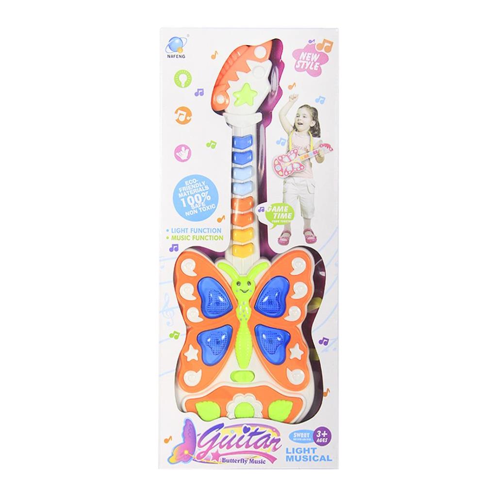 GUITARRA C/ LUZ Y SONIDO E/ CJ ( 52247 / 62047 )