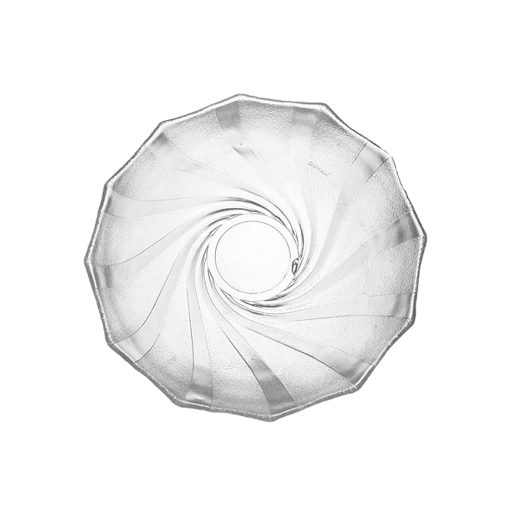 PLATO POSTRE COSMOS DURAX VIDRIO