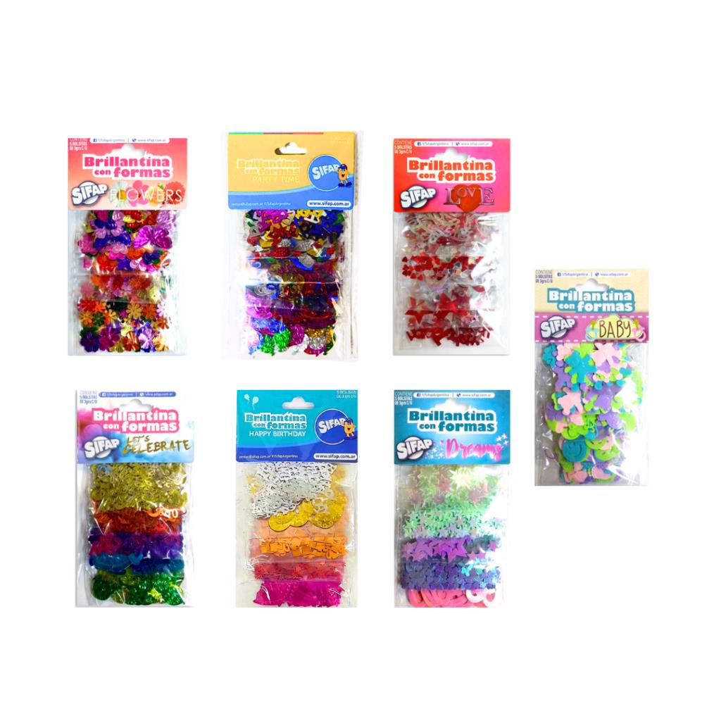 BRILLANTINA SIFAP C/ FORMAS X5 3GRS E/BO