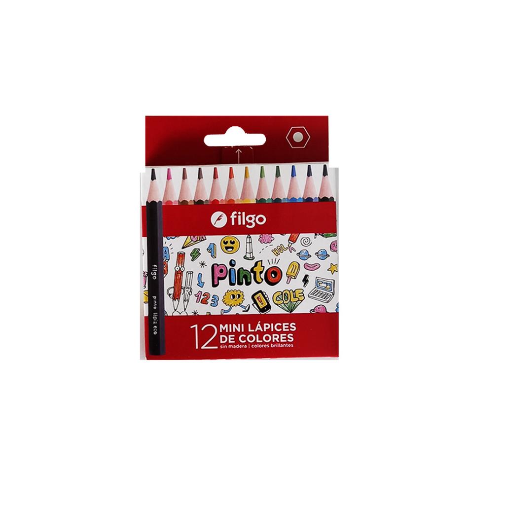 LAPICES FILGO COLOR CORTO x12 e/Cj ( PN202-E12-SUR )