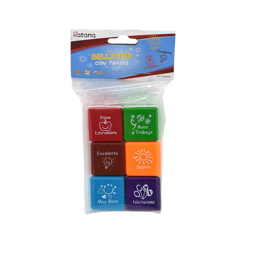 SELLO CON FRASES P/ MAESTROS X6 E/BL ( 514208 )