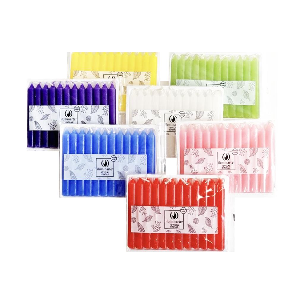 VELA ILUMINARTE X12 LISA 10CM E/BO