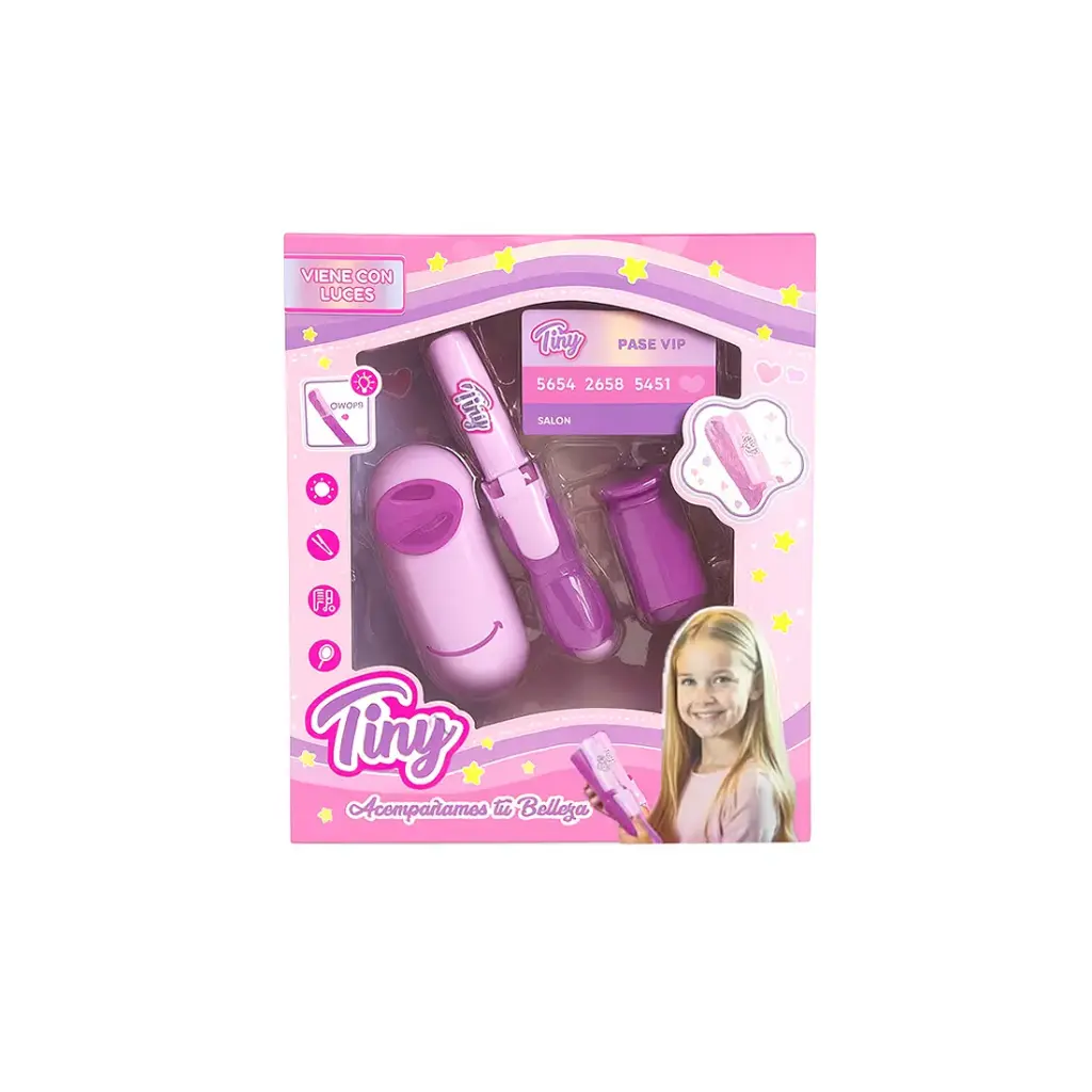 SET DE BELLEZA TINY C/ LUZ x7 e/Cj ( 56783 )