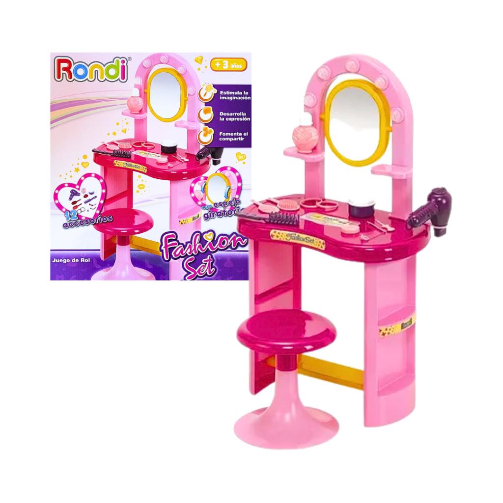 *SET DE BELLEZA RONDI 12 ACCESORIOS E/CJ ( 3098 )