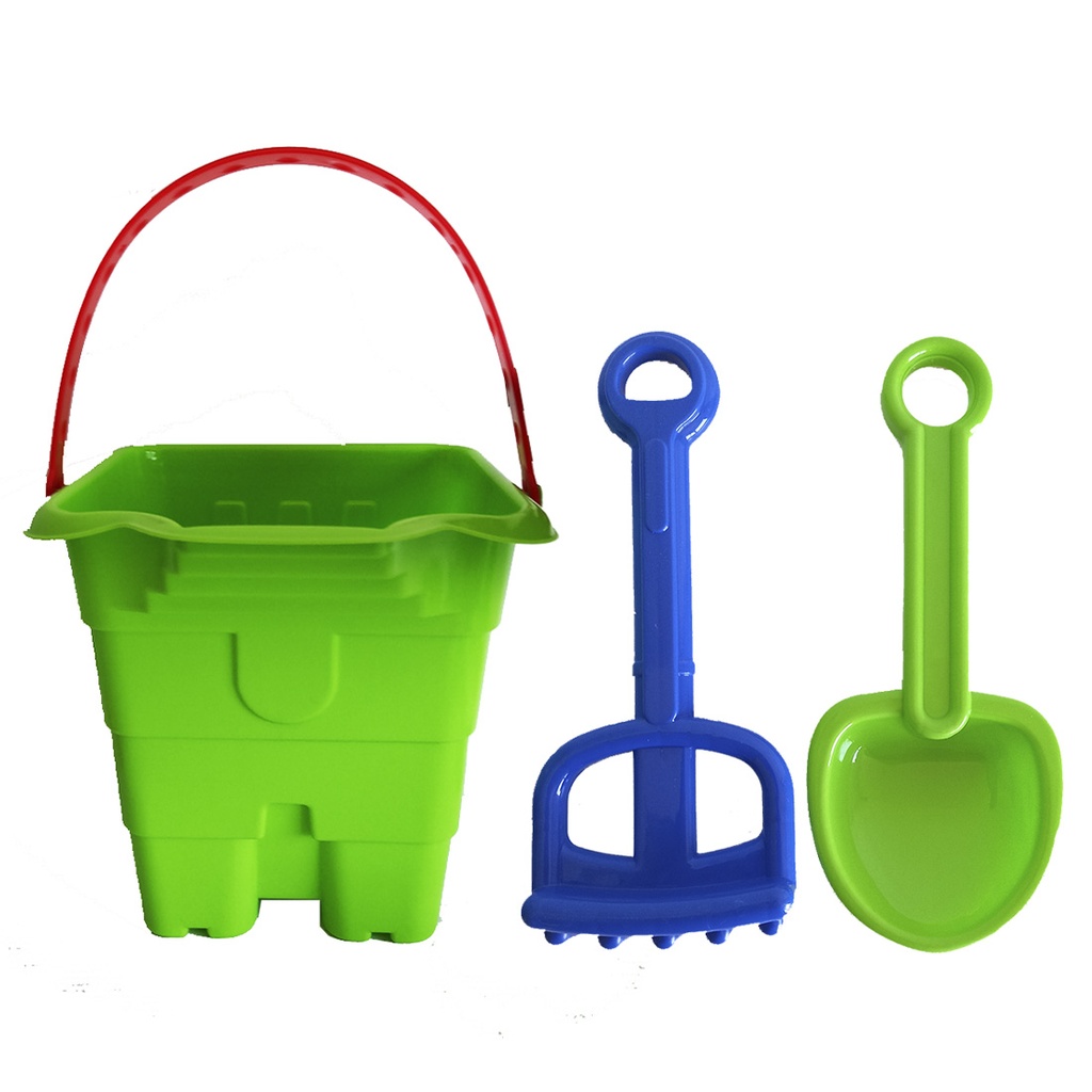 BALDE CUADRADO 2000CC C/ PALA Y RASTRILLO E/RD ( 800 )