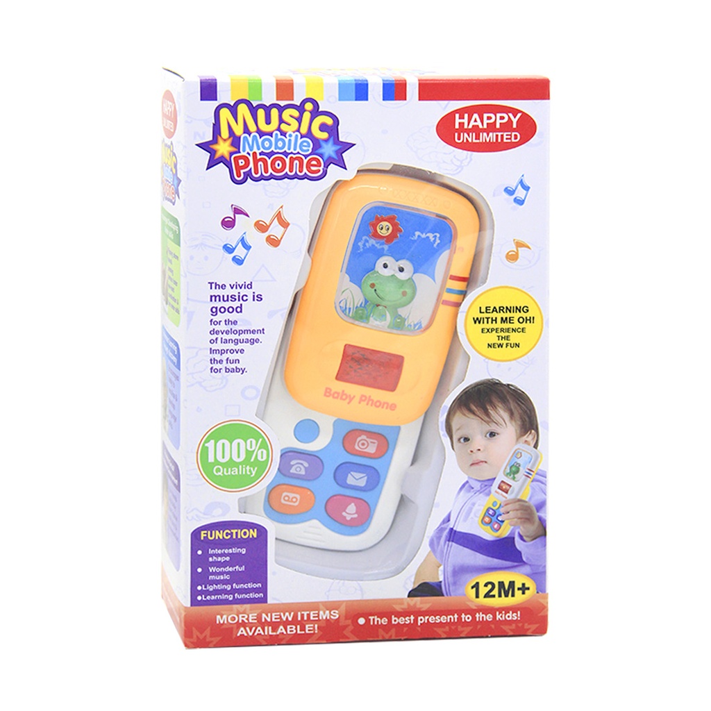 TELEFONO CELULAR C/ LUZ Y SONIDO E/ CJ ( NL2747Z / 62065 )
