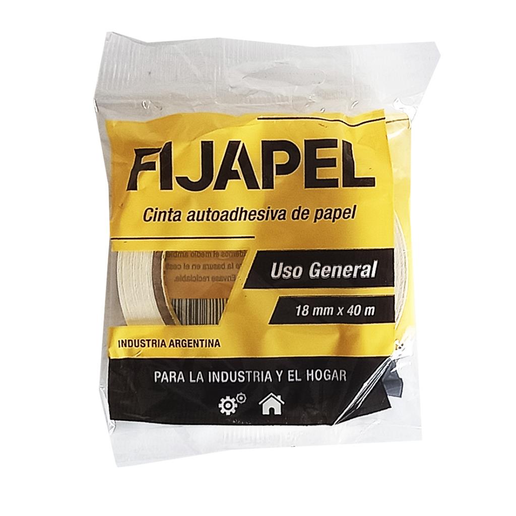 CINTA ADHESIVA PAPEL FIJAPEL 18mm x 40mts e/Bo