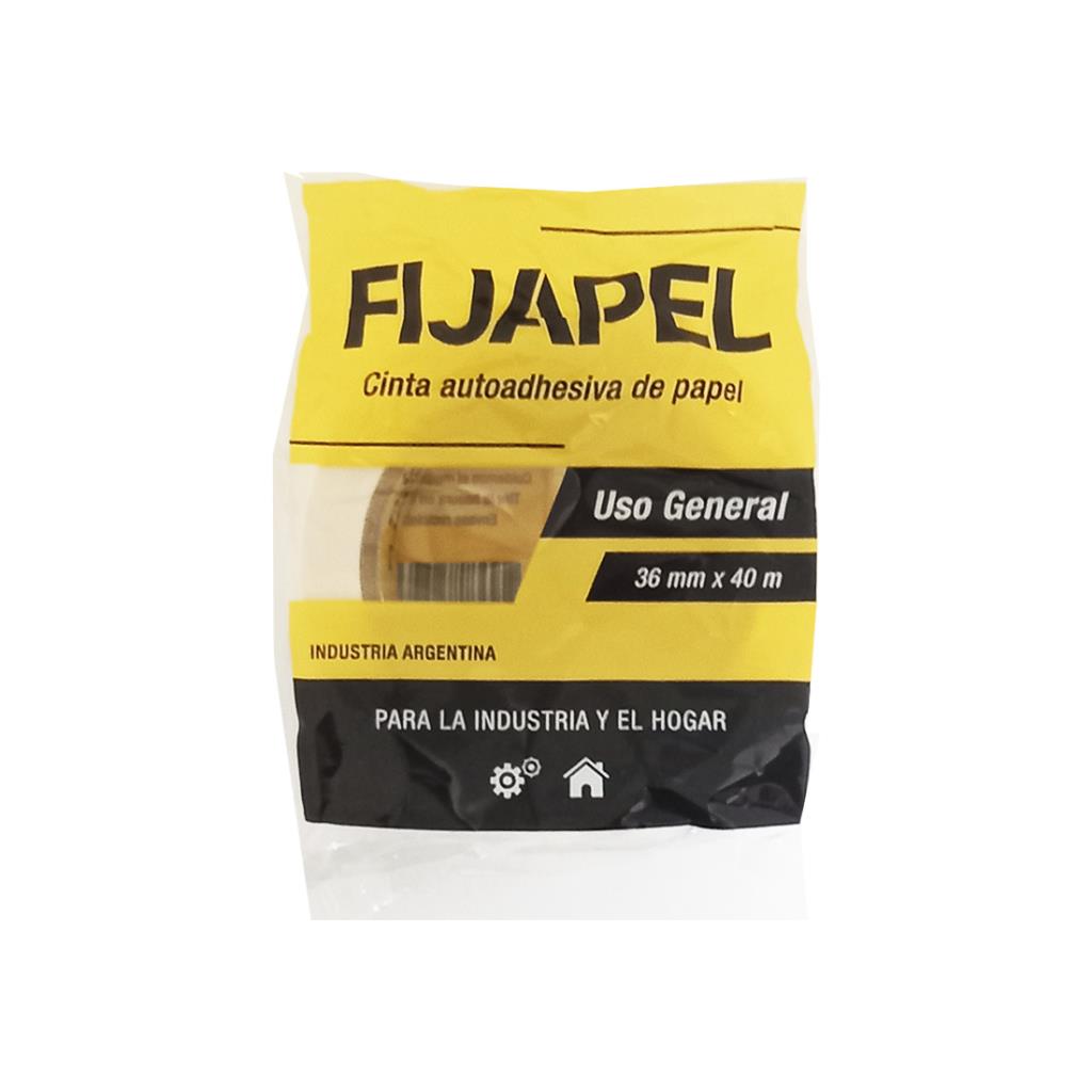 CINTA ADHESIVA PAPEL FIJAPEL 36MM X 40MTS E/BO