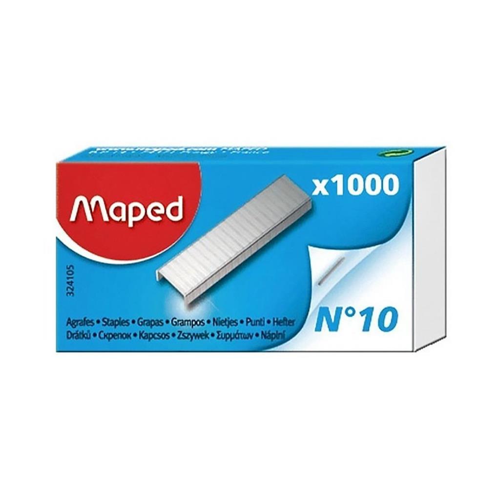 BROCHE P/ ABROCHADORA MAPED N°10 x 1000pzs e/Cj ( 324105 )
