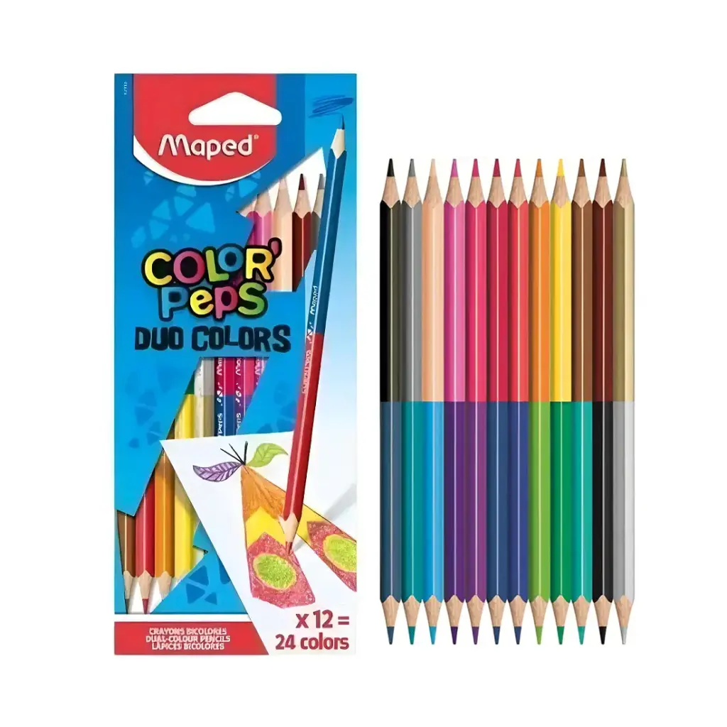 LAPICES MAPED DUO LARGO x12 e/Cj ( FR82960010 )