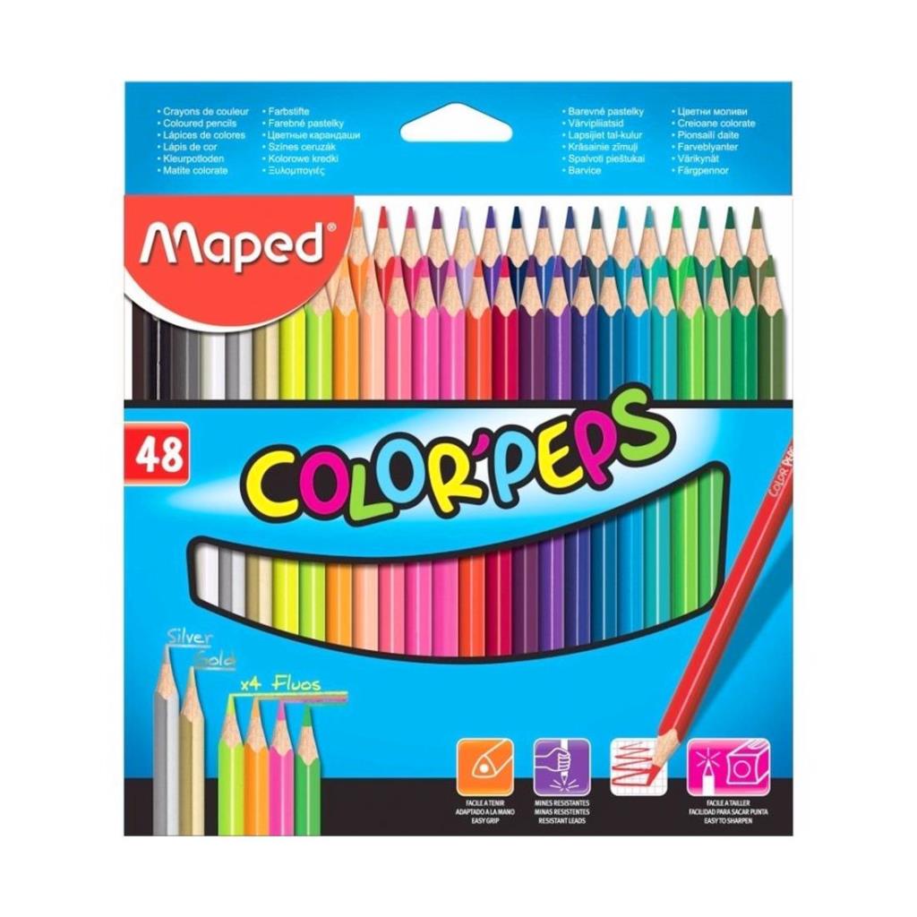 LAPICES MAPED COLOR LARGO x48 e/Cj ( 832048 )