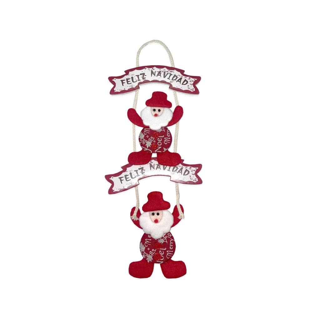 ADORNO COLGANTE NAVIDEÑO PAPA NOEL 45CM E/ BO ( NS315147 )