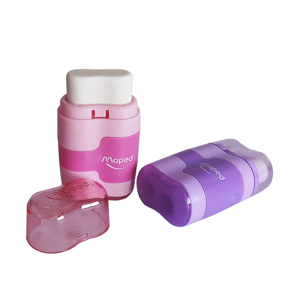 SACAPUNTAS MAPED C/ GOMA CONNECT COLOR PASTEL ( 049231 )