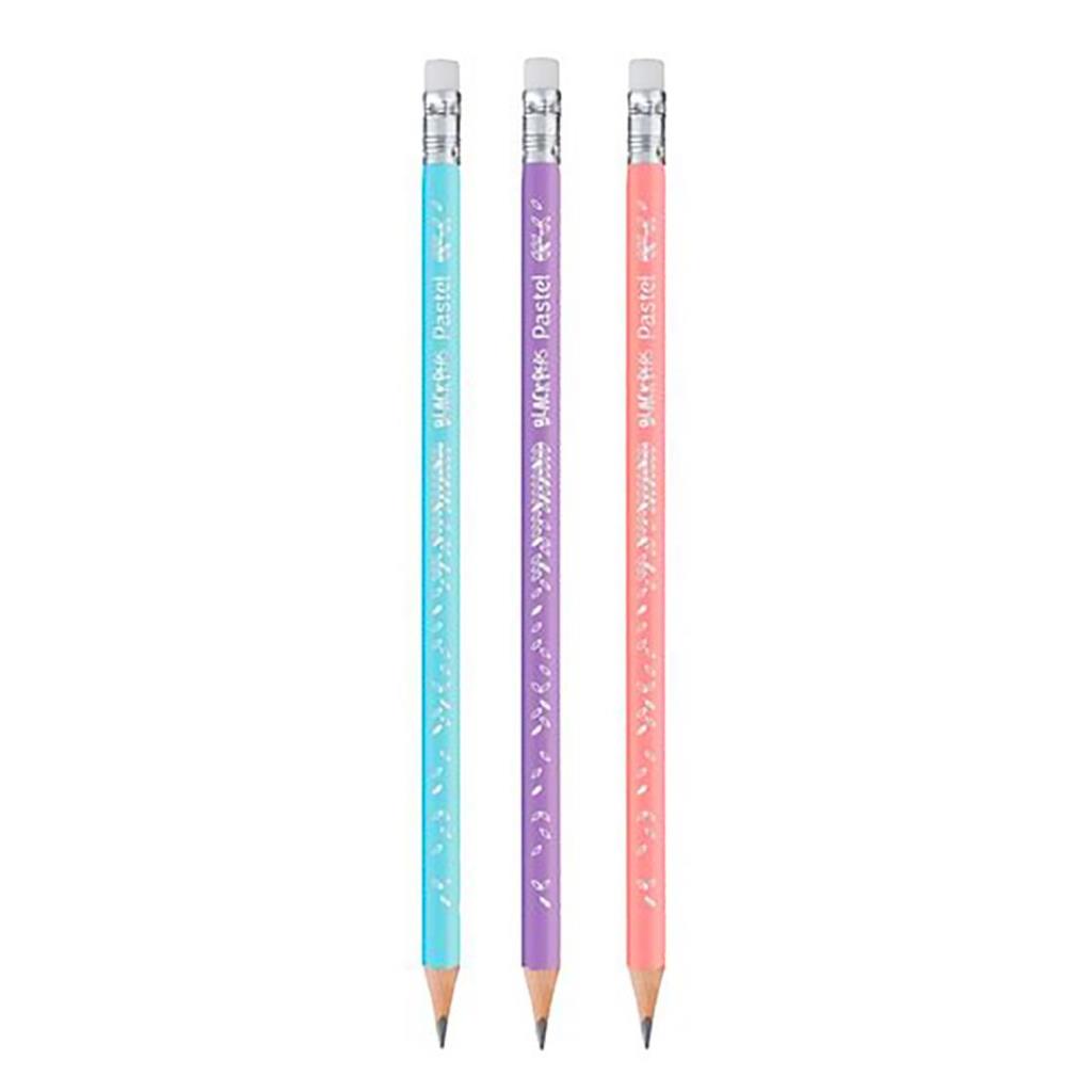 LAPIZ GRAFITO MAPED C/GOMA CUERPO PASTEL HB ( 851730 )