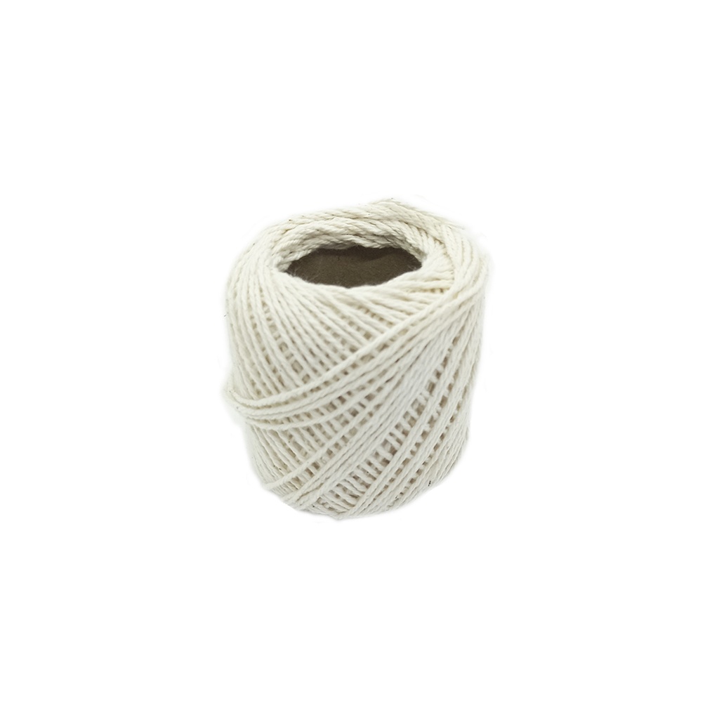 BOBINA HILO ALGODON BLANCO N°3 x 33GRS ( 23 )