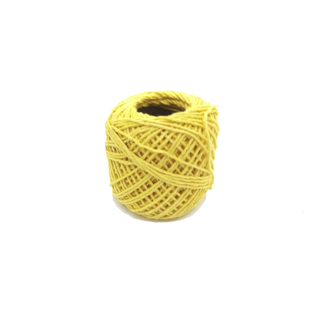 BOBINA HILO ALGODON CHORICERO AMARILLO N°3 x 33GRS