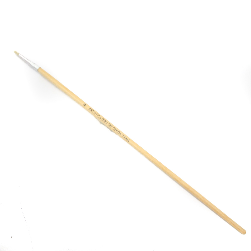 PINCEL REDONDO CERDA CHINA ARTISTICA DIBU N°0 ( 582 )