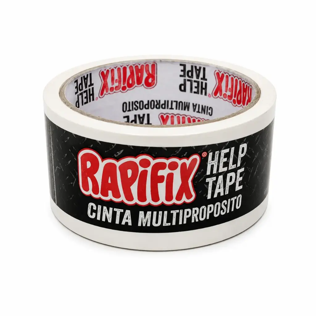 CINTA ADHESIVA TELA LAMINADA BLANCA RAPIFIX 48MM X 9MTS ( 650 )