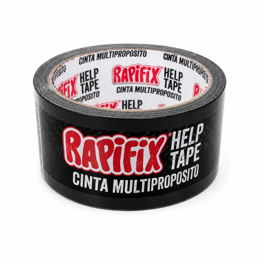 CINTA ADHESIVA TELA LAMINADA NEGRA RAPIFIX 48MM X 9MTS ( 650 )