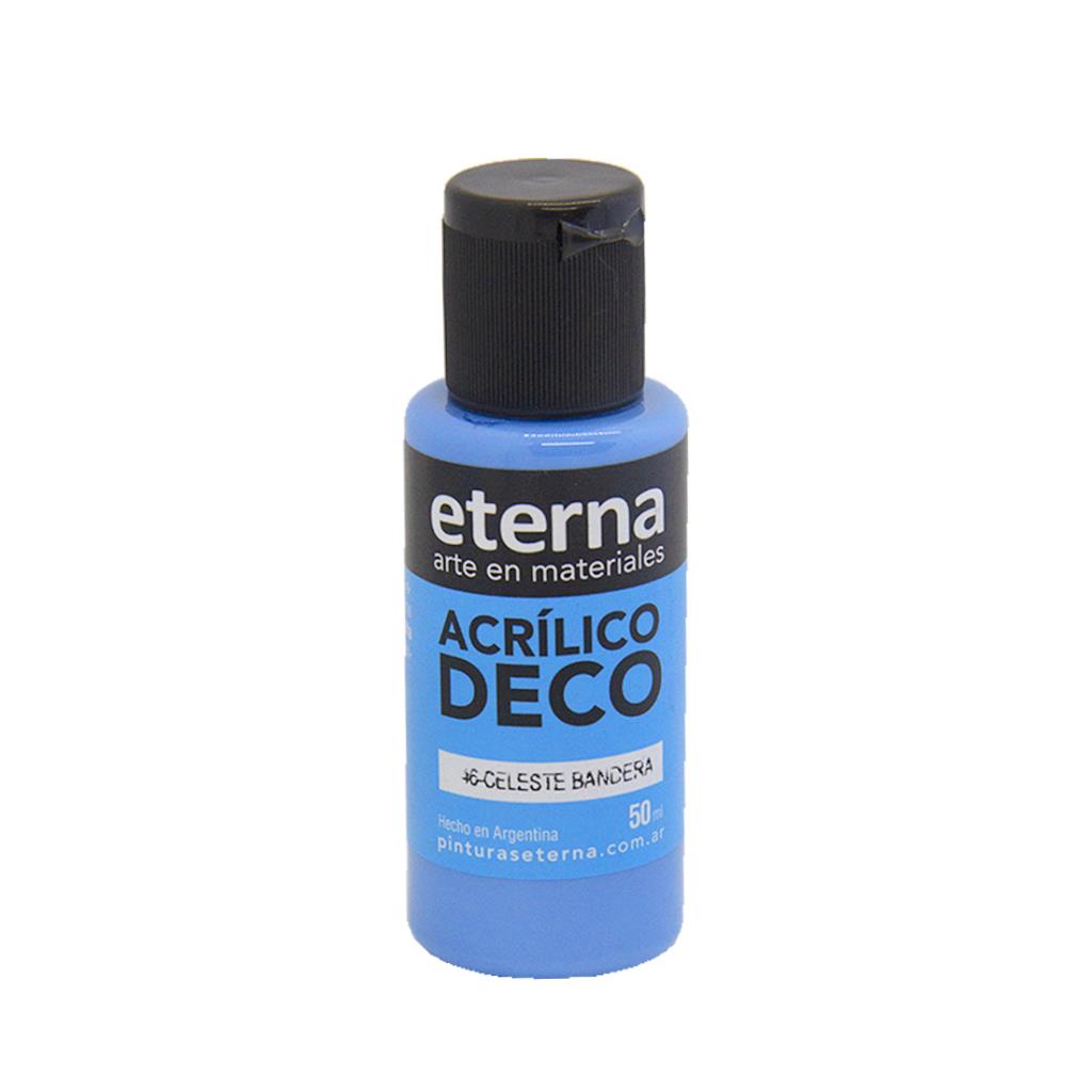 ACRILICO DECORATIVO PREMIUM 50ML CELESTE BANDERA ( 46 )