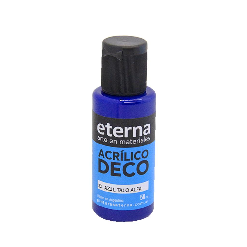 ACRILICO DECORATIVO PREMIUM AZUL TALO ALFA 50ml ( 53 )