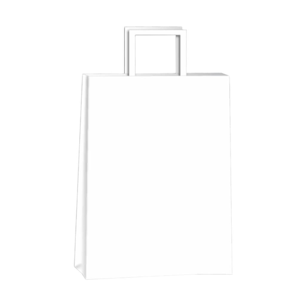 BOLSA P/ REGALO LISA 14 X 8 X 20CM BLANCA ( 44400882 )