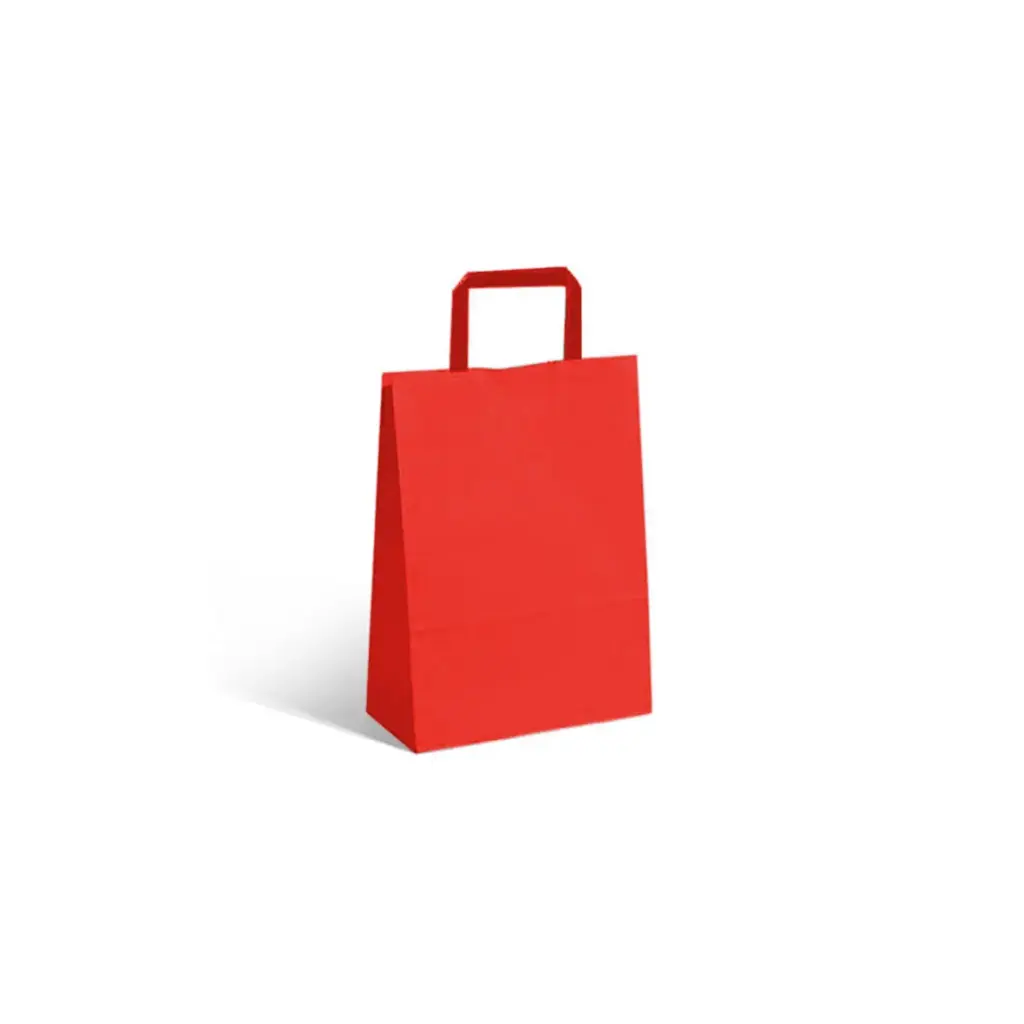 BOLSA P/ REGALO ROJA 14 x 8 x 20cm
