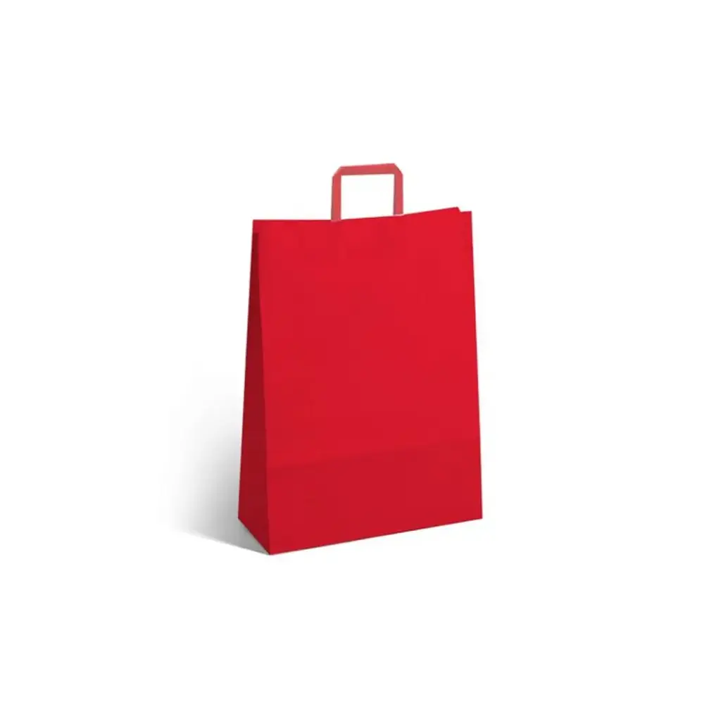 BOLSA P/ REGALO ROJA 22 X 10 X 30CM