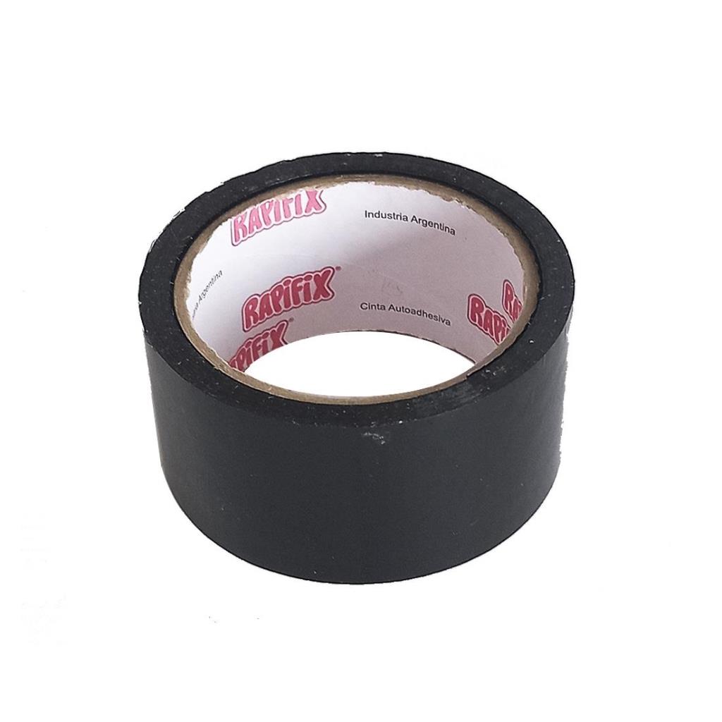 CINTA ADHESIVA FILM COLOR NEGRO 48MM X 50MTS