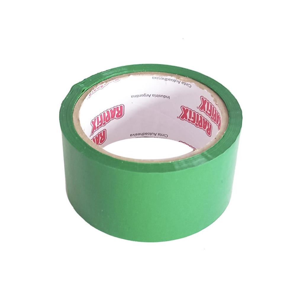 CINTA ADHESIVA FILM COLOR VERDE 48MM X 50MTS